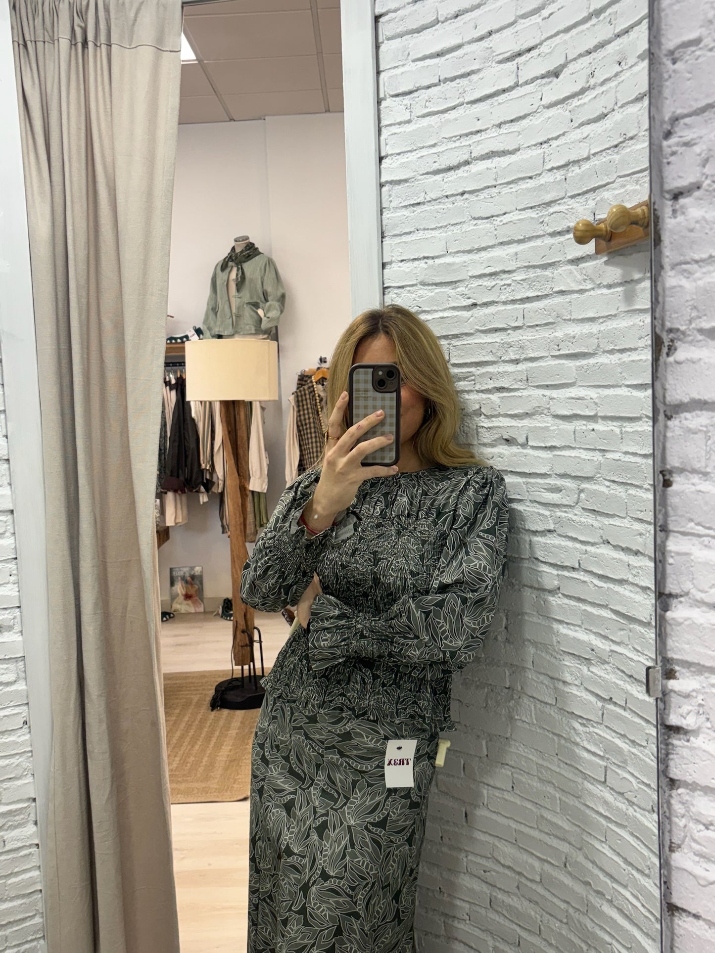 Blusa frunces floral