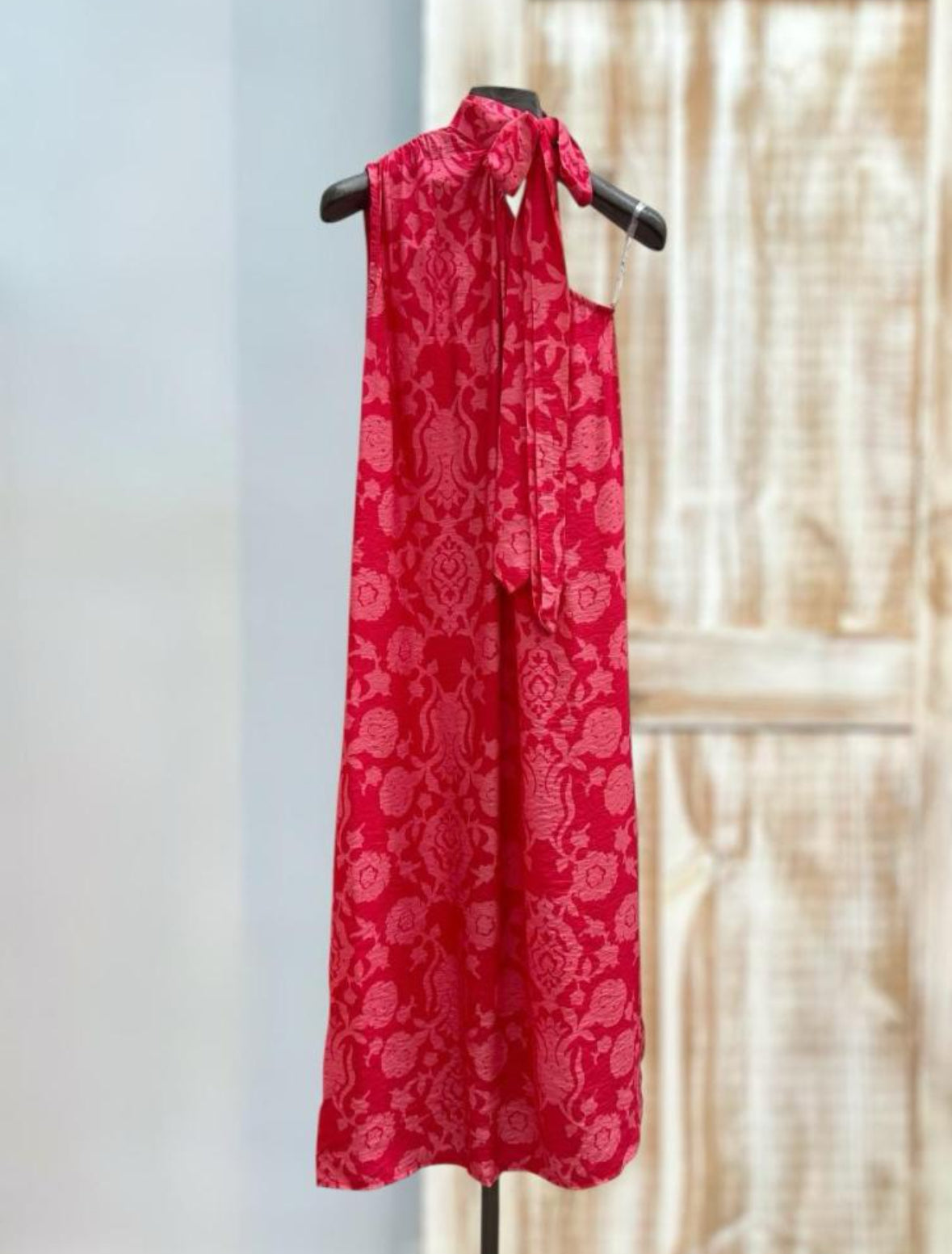 Vestido asimétrico lazo