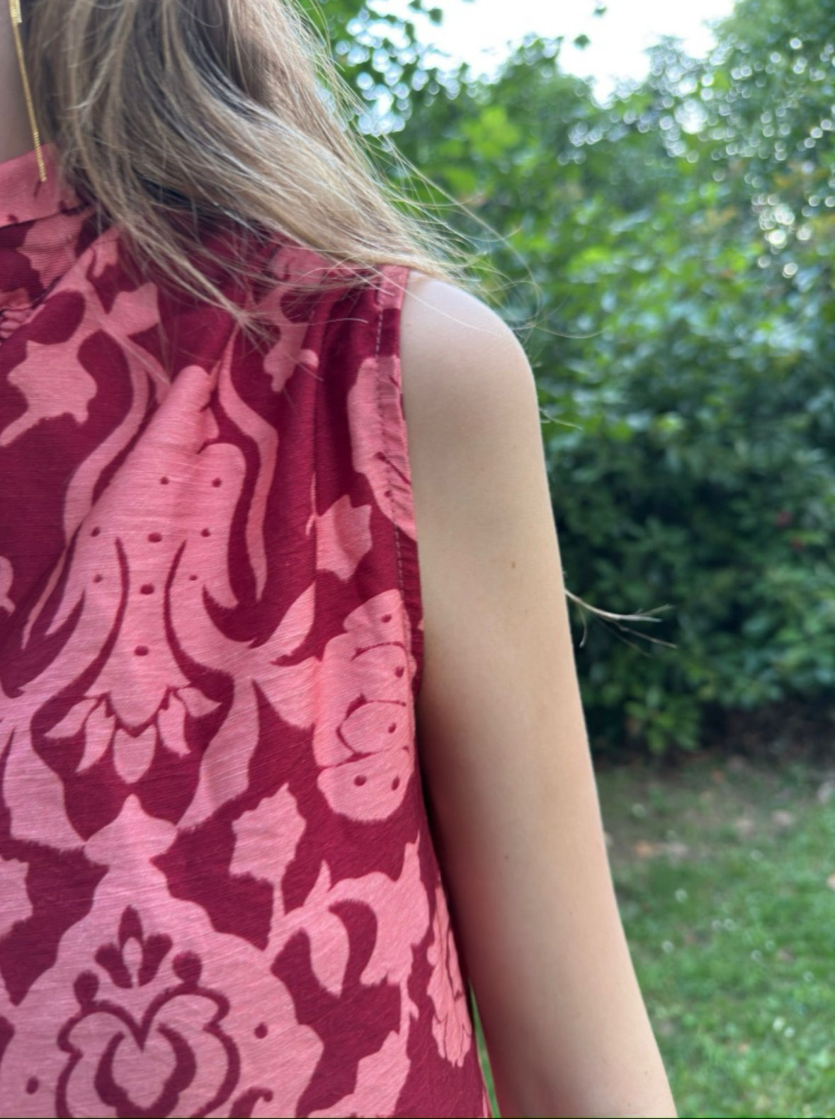 Vestido asimétrico lazo