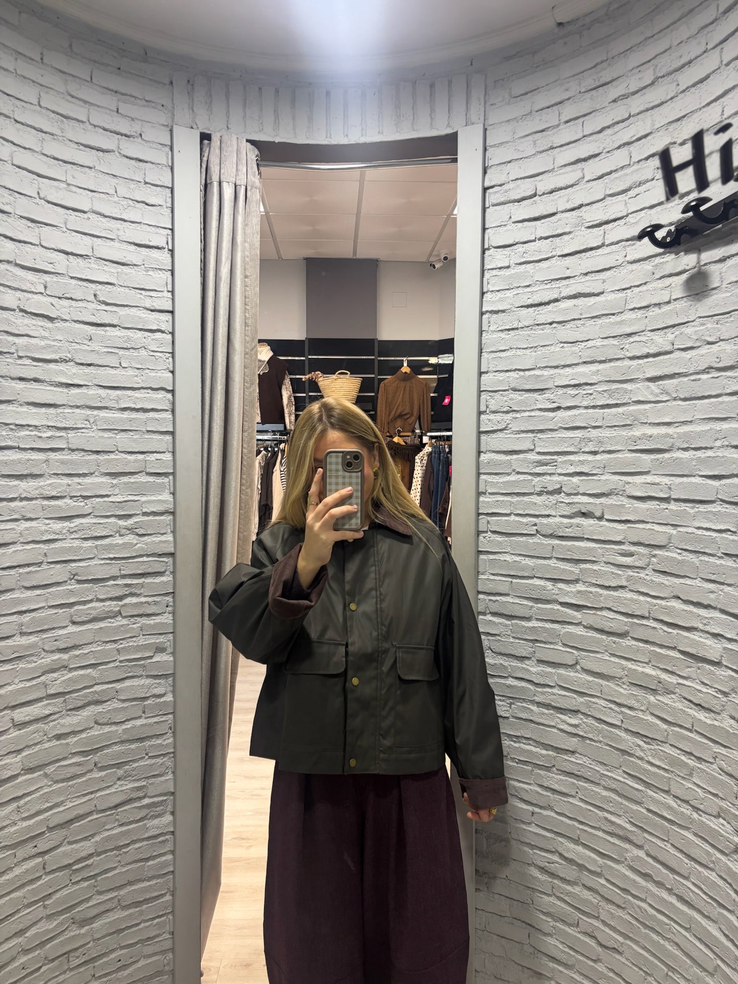 Chaqueta encerada