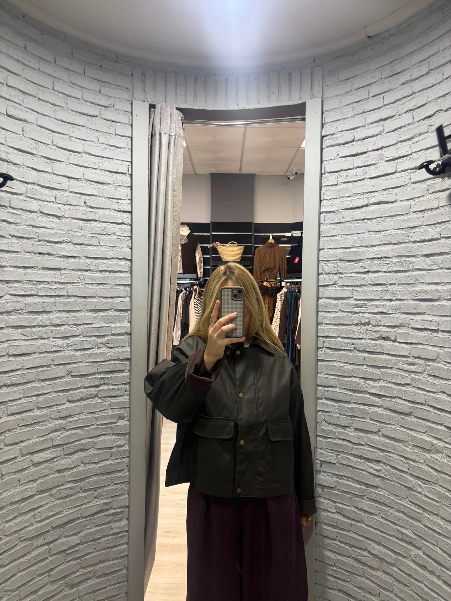 Chaqueta encerada