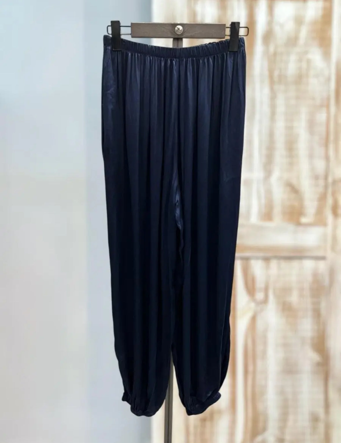 Pantalón bombacho satinado