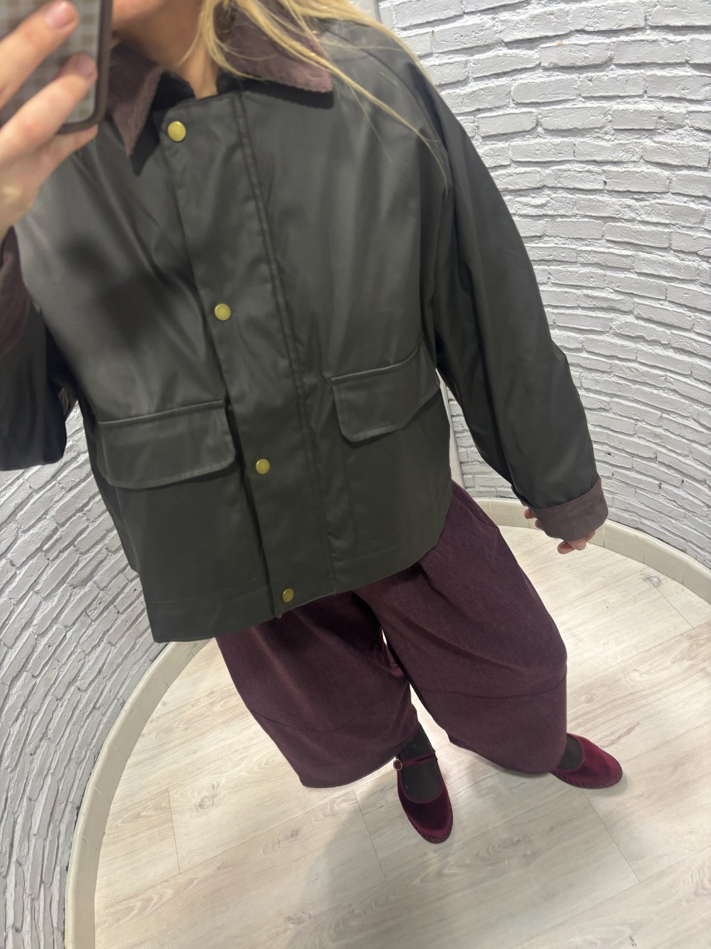 Chaqueta encerada
