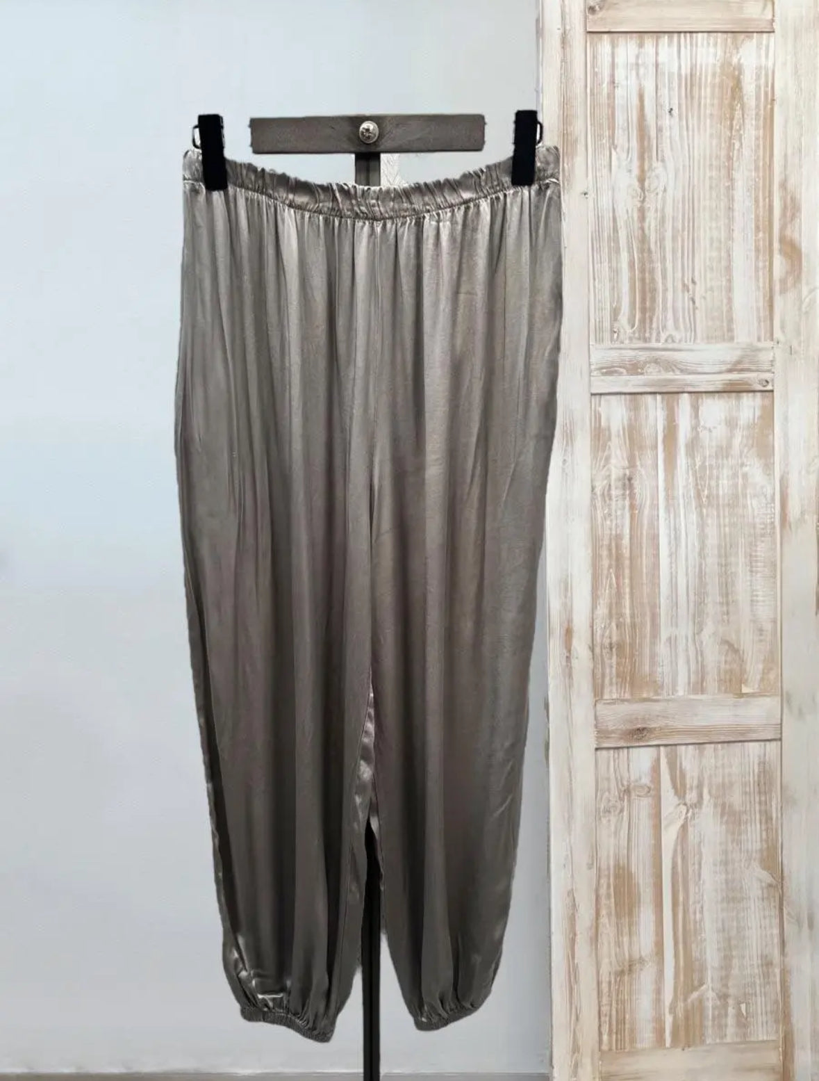 Pantalón bombacho satinado