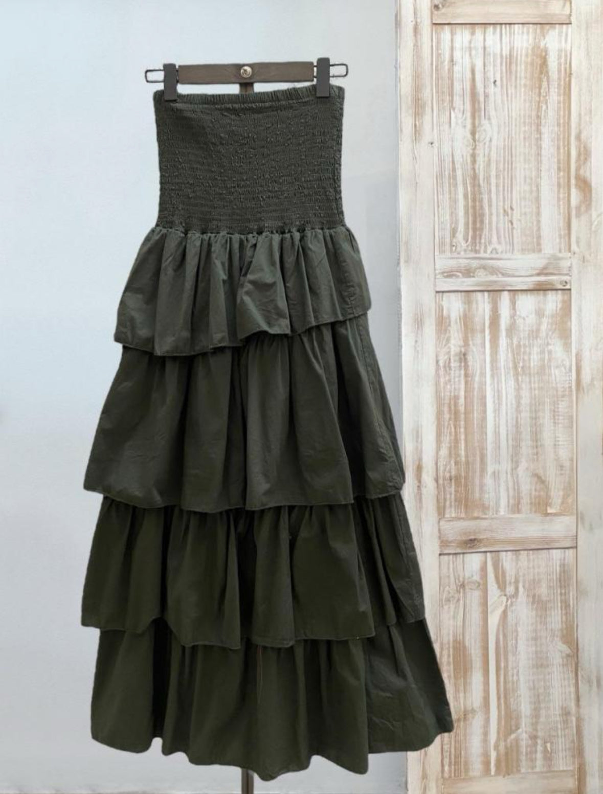 Vestido volantes